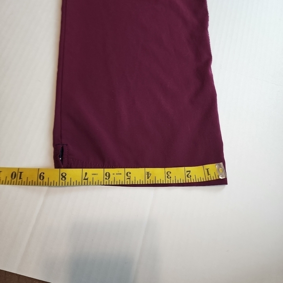 Koi Basics size M women scrub pants uniform wine color - Picture 12 of 13